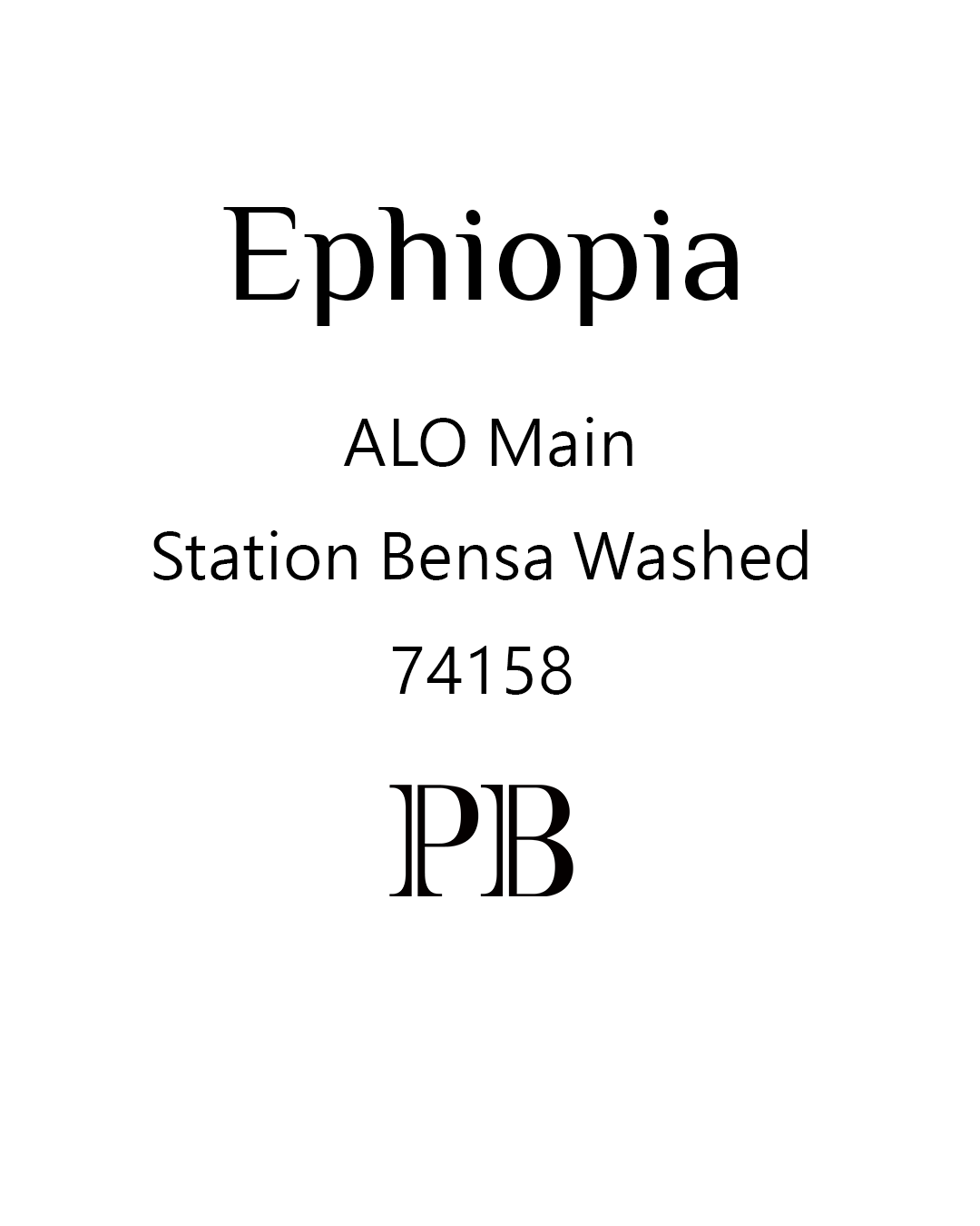 ALO Main Station Washed 74158